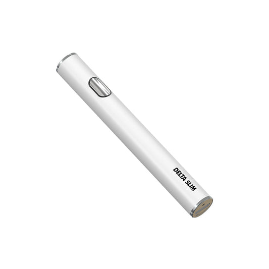 Delta Slim 510 Vaporizer Battery | Rechargeable | White