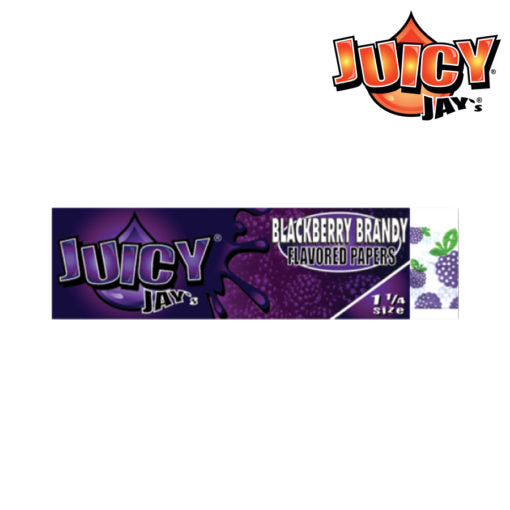 Juicy Jay's Blackberry Brandy Rolling Papers | Size: 1 1/4 | 24 Pack Box