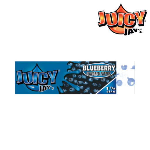 Juicy Jay's Blueberry Rolling Papers | Size: 1 1/4 | 24 Pack Box