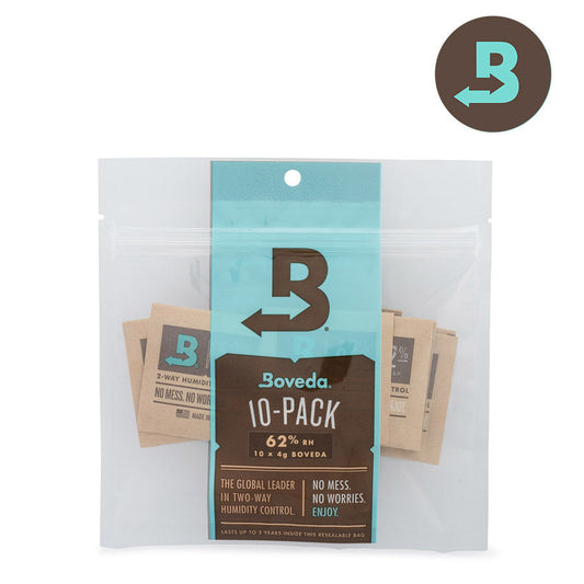 Boveda 4G Humidity Control Pack| 10/Pack | RH 62%