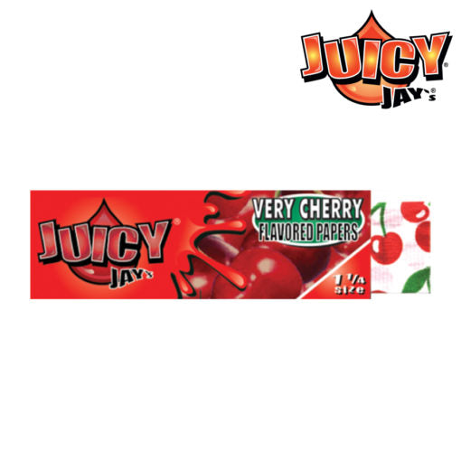 Juicy Jay's Very Cherry Rolling Papers | Size: 1 1/4 | 24 Pack Box