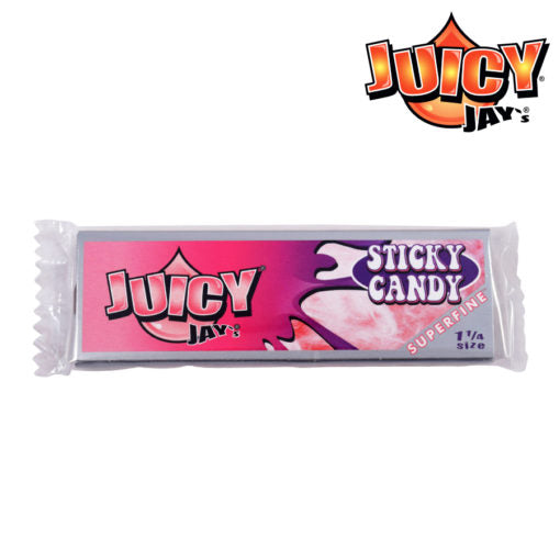 Juicy Jay's Super Fine Sticky Candy Rolling Papers | Size: 1 1/4 | 24 Pack Box