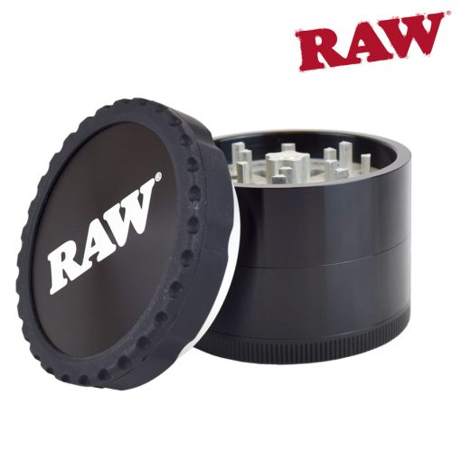 RAW Life Black 4 Piece Grinder V3