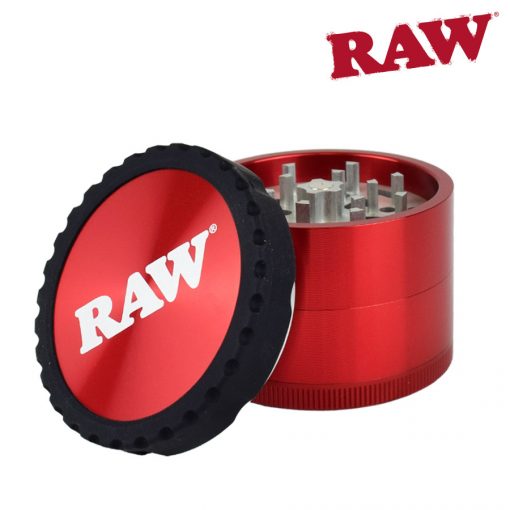 RAW Life 4 Piece Grinder | V3 | Red