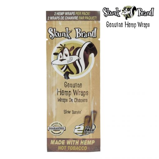 Skunk Genuine Hemp Wraps | Natural Flavour | 25 Pack Box