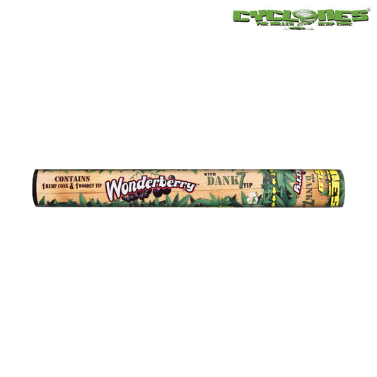 Cyclones Pre-Rolled Hemp Cones | Wonderberry | 24 Cone Box