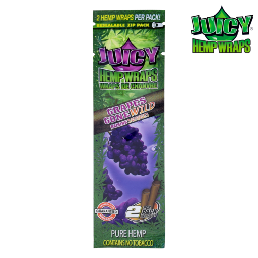 Juicy Hemp Wraps | Grapes Gone Wild | 50 Wrap Box