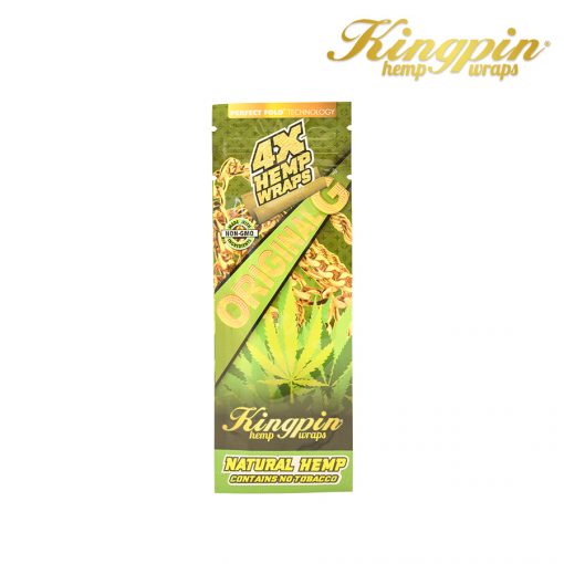 Kingpin Hemp Wraps | Natural | 25 Pack Box