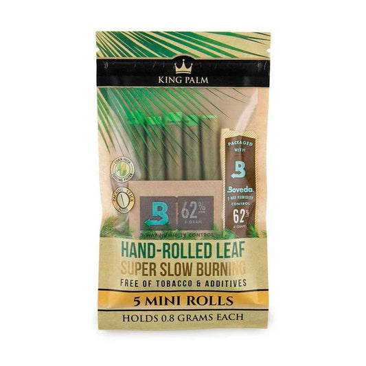 King Palm Wraps | Mini Pre-Rolled Cones | 15 Pack Box