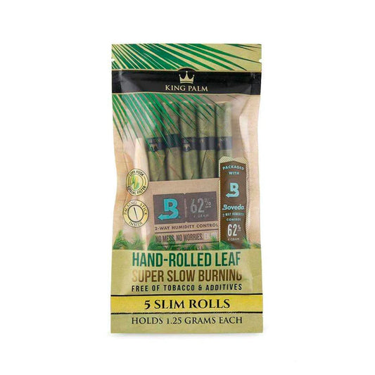 King Palm Wraps | Slim Pre-Rolled Cones | 15 Pack Box