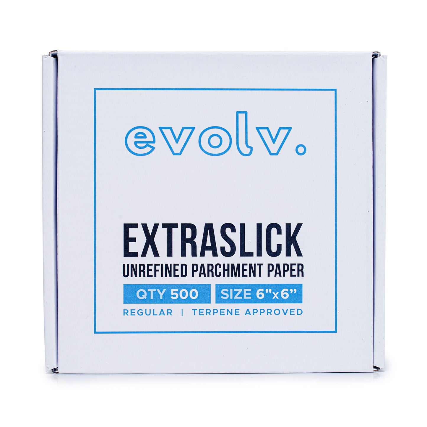 EVOLV | Parchment Squares | Unrefined & Extra-Slick Sheets | 6"x6" | 500 Count