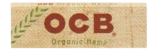 OCB Organic Hemp Rolling Papers | Size: Single Wide - Single Window | 50 Pack Box