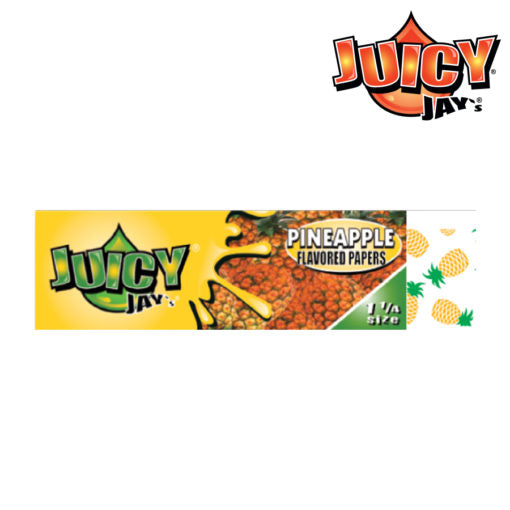 Juicy Jay's Pineapple Rolling Papers | Size: 1 1/4 | 24 Pack Box