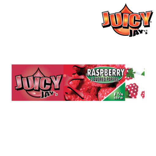 Juicy Jay's Raspberry Rolling Papers | Size: 1 1/4 | 24 Pack Box