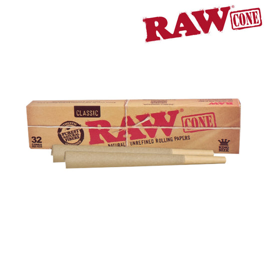 RAW Classic Pre-Rolled Cone King Size | 32/Pack