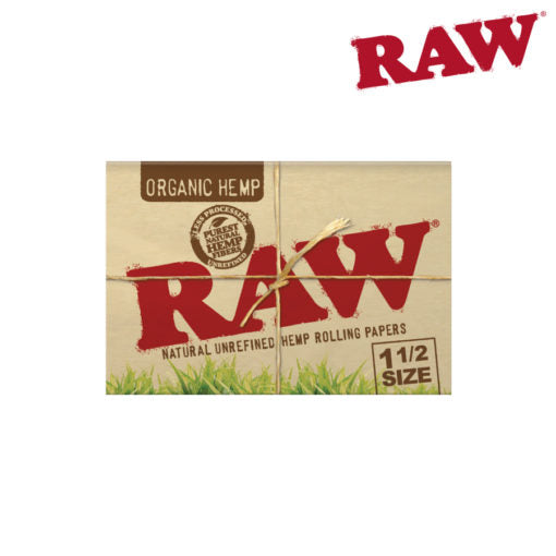 RAW Organic Papers | Size: 1 1/2 | 25 Pack Box