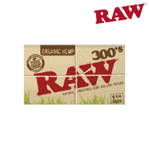 RAW Organic 1¼ Rolling Papers | 300's | 40 Pack Box