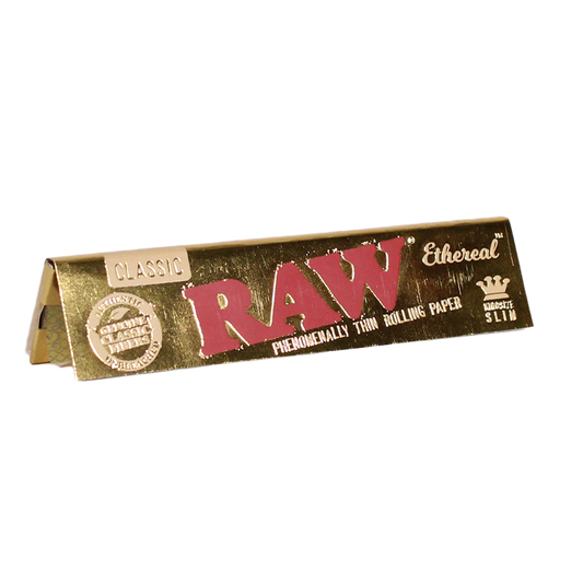 RAW Ethereal Rolling Papers | Size: King Size Slim | 50 Pack Box