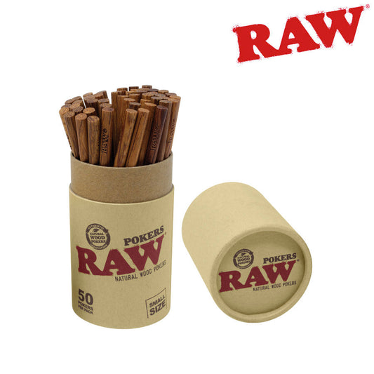 RAW Natural Wood Pokers | 2 Sizes