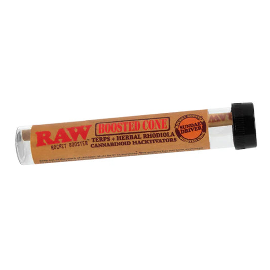 RAW Rocket Booster Cone w/ Cannabinoid Hactivators | Sundae Driver | King Size | 12 Pack Box