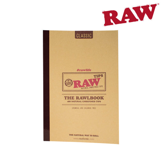 RAW RAWLbook open showing rolling tips