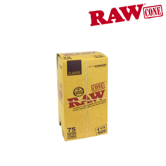 RAW Classic Pre-Rolled Cone pack display